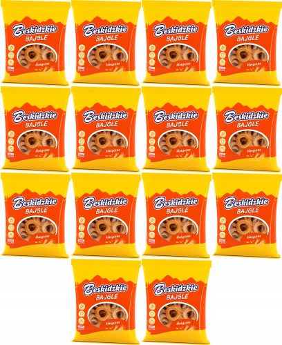 Beskidzkie Bajgle Klassisch 200g x14 - Traditionelle, knusprige Bagels aus Polen