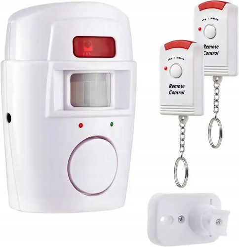 DRAHTLOSER ALARM-BEWEGUNGSSENSOR-SIREN 105 dB + 2 FERNBEDIENUNGEN FÜR DIE HAUSGARAGE