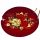 ELEGANTER RUNDER TEPPICH MIT BLUMENMUSTER, ROSEN, 120x120