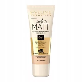    Eveline Cosmetics Satin Matt 103 Natürliche Gesichtsgrundierung 30 ml