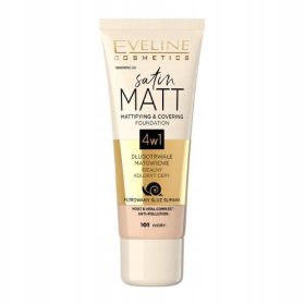  Eveline Satin Matt Mattierende Foundation Ivory 101