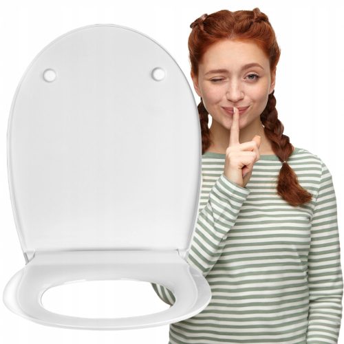 Toilettensitze Hamberger Siros WC-Sitz, weiß, Duroplast