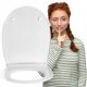 Toilettensitze Hamberger Siros WC-Sitz, weiß, Duroplast