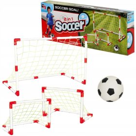 FUSSBALLTOR TORE 2IN1 SET + SPULENBALL