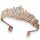  Diadem, Krone, Tiara Hochzeit, Abschlussball, Silvester, Roségold, Roségold