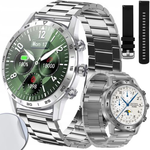 HERREN-SMARTWATCH ANRUFE SCHRITTE ANRUFE BENACHRICHTIGUNGEN POLNISCHES MENÜ