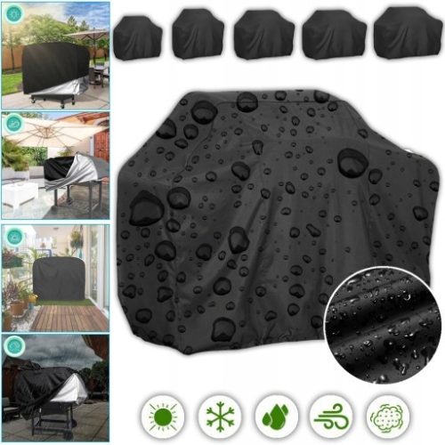 Abdeckung für Gartenmöbel - Gartenabdeckung für Sessel 150 x 100 x 125 cm, schwarz