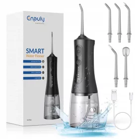    DRAHTLOSE ZAHNBEWÄSSERUNG 5 DÜSEN 5 MODI 300 ml Enpuly W1 Plus