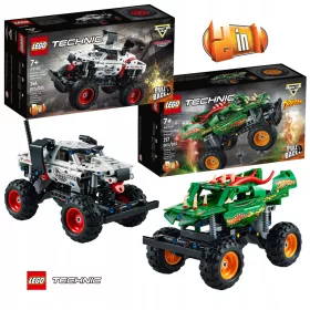    LEGO Technic Monster Jam Mutt Dalmatiner 42150 + LEGO Technic Monster Jam Drache 42149