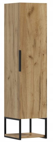 KUBA 130 industrielle Badezimmersäule, stehend, hängend, Holz, Metall