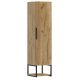 KUBA 130 industrielle Badezimmersäule, stehend, hängend, Holz, Metall