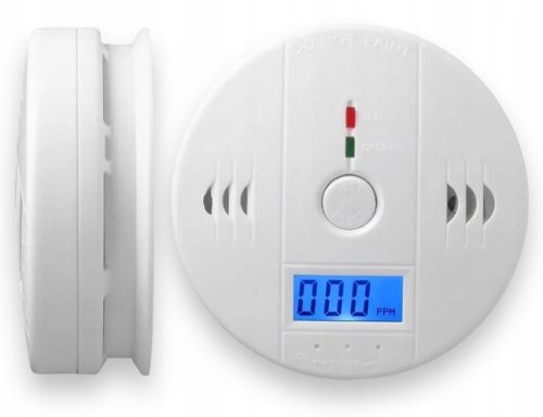KOHLENMONOXID-LCD-CODE- UND RAUCHGASSENSOR, ZERTIFIZIERT