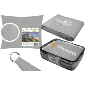  Gartensegel 400 x 400 cm, Kunststoff