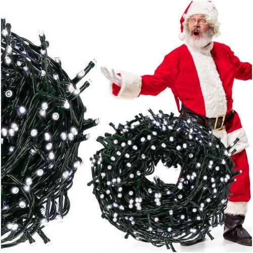  WEIHNACHTSLEUCHTEN FÜR DEN AUSSENBEREICH, 500 LED, 27,5 m, KALTWEISS