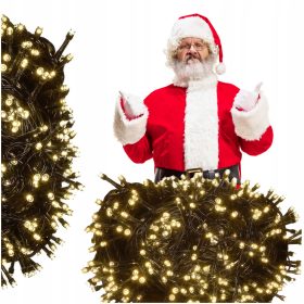    WEIHNACHTSLEUCHTEN FÜR DEN AUSSENBEREICH, 500 LEDs, 27,5 m, WARMWEISS, WASSERDICHT, LANGLEBIG