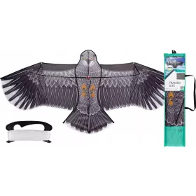 Dragon Fly Drachen, Grau- und Silbertöne, 80 x 180 x 4 cm