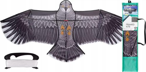 Dragon Fly Drachen, Grau- und Silbertöne, 80 x 180 x 4 cm