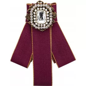  BROSCHE, PIN, SCHLEIFE, BLAU, SCHÖN