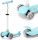  Dreirädriger Balance-Scooter LED-RÄDER bis 50kg XMUSO