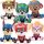  PAW PATROL WOLVES FILM-SET MIT 6 MASKOTTCHEN, GESAMTES PAW PATROL-TEAM