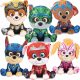  PAW PATROL WOLVES FILM-SET MIT 6 MASKOTTCHEN, GESAMTES PAW PATROL-TEAM