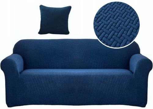 Stuhlbezug Domidekor Sofa-(Couch-)Bezug, Marineblau