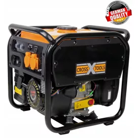   Tragbarer einphasiger Stromgenerator Cross Tools 3500 W Benzin