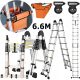 Leiter 6,6 m Aluminium 2 x 16 bis 150 kg