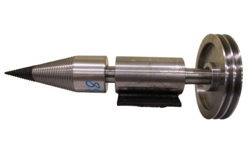 SPALT-/SCHNECKE 80MM mit Riemenscheibe 200mm 2x13