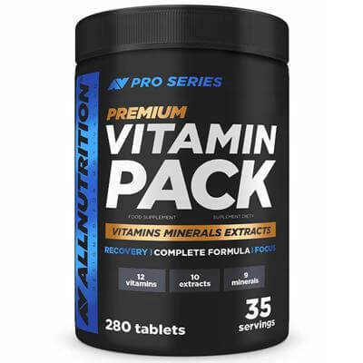 ALLNUTRITION PRO SERIES PREMIUM VITAMIN PACK - Vitamin-, Mineral- & Pflanzenextrakt-Komplettset für 35 Tage