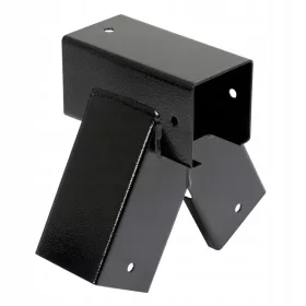 Verbinder für Schaukel 90x90 - quadratisch 90 Grad, schwarz