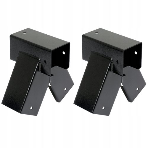  Schaukelgestell 2x Verbinder für Balken und Kanthölzer 90x90 mm - schwarz