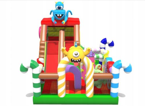 Aufblasbare Rutschbahn, aufblasbare Burgen, Gebläse, Spielplatz, Rack