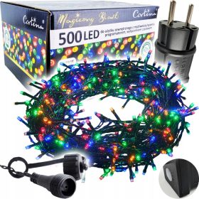    Cortina Weihnachtsbaumbeleuchtung außen 26,45 m 301 - 500 Lichter