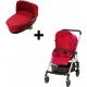  Maxi-Cosi Street Plus Travel System intensiv roter 2-in-1-Kinderwagen