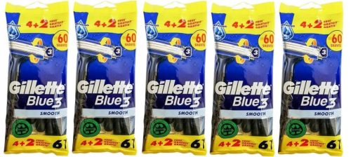  Gillette Blue 3 Smooth Einwegrasierer 6 Stk.