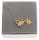  Goldene Halskette KLEE KLEE JEDER Buchstabe LETTER BOX SILBER