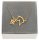  Goldene Pferdehalskette mit einem Pferd ANY-Buchstabe LETTER BOX SILBER 925