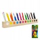  Sortierer-Organizer für Bleistifte, 12 Farben, Namensgravierer, Schreibtisch-Werkzeug