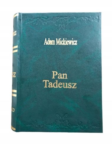  Buch für Alkohol-Flachmann PAN TADEUSZ Geschenk Geburtstag 18 30 40 50 60