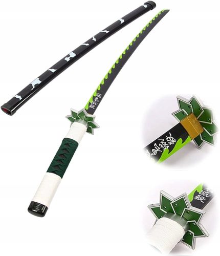  Japanisches Schwert Katana 102cm Sanemi Shinazugawa Demon Slayer 19