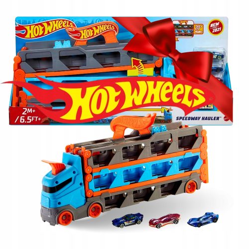  HOT WHEELS RENNSTRECKENTRANSPORTER 2in1 MULTIFUNKTIONALES MATTEL-GESCHENK