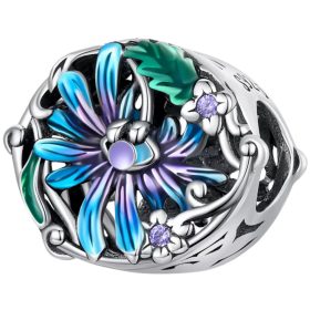  Charms Blumen-Charms Blumen-Charms-Anhänger