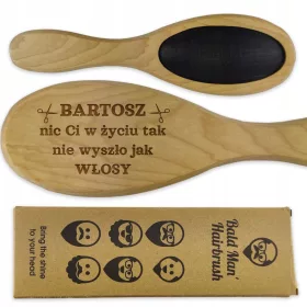   GESCHENKPINSEL für einen glatzköpfigen Mann für einen kahlen Geburtstagsmann, Bruder, Ehemann