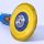 SUNBURST PINSEL GELB C 152mm P80 M14 ERWEITERBAR