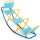 Karussell, Schwebebalken Costway 39 x 60 x 136 cm
