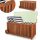 Gartenbox Gartenkiste aus Holz, 350 l, braun