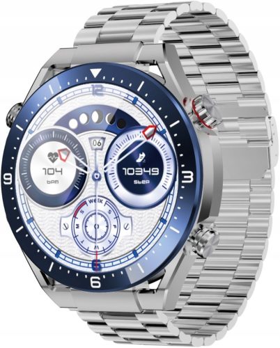  Smartwatch EcoWatch EW1 Silber 1,52" 400 mAh IP67 Anrufe Drei Streifen