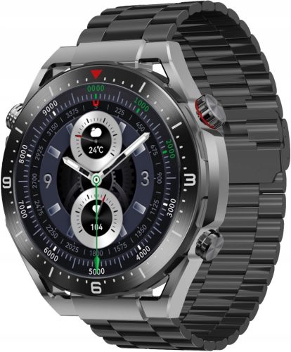  Smartwatch Ecowatch Eco1 Schwarz Ulitmate Sprachanrufe 3 Menüleisten PL