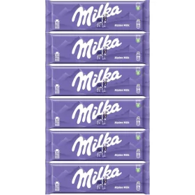 Milka Alpenmilch Schokolade 270g, 6er Pack